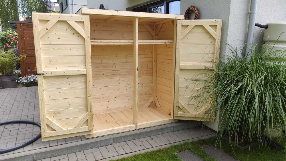 Domek narzędziowy schowek szafa ogrodowa