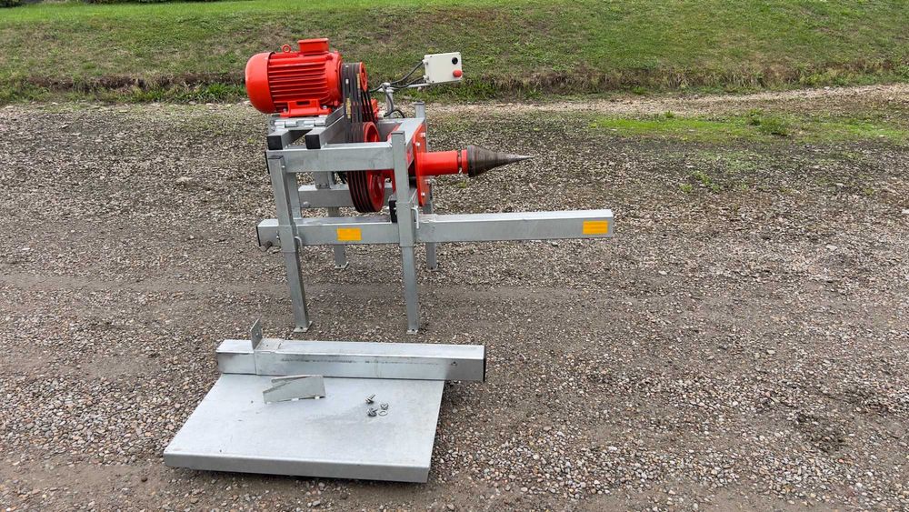 Łuparka do drewna – elektryczna + WOM, ocynkowana