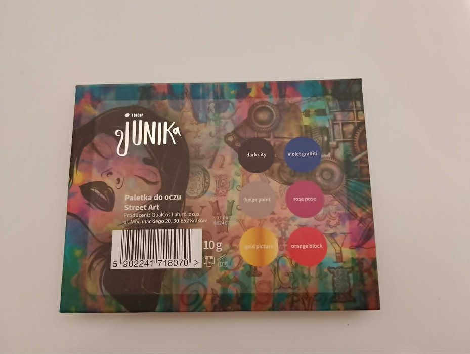 Colour Junika, Street Art, paleta cieni do powiek