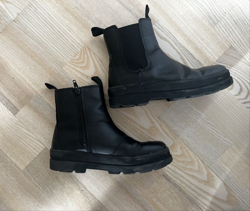 Lekko ocieplane botki buty przejściowe dziewczęce H&M rozm 32