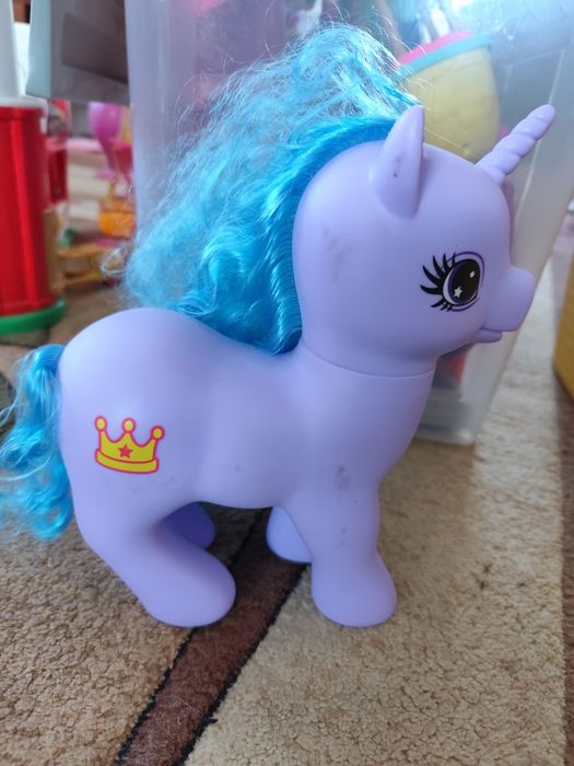 Duży kucyk pony fioletowy