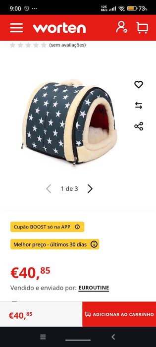Casinha acolchoada quente para cães e gatos