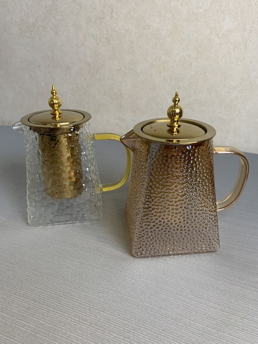 Заварник, Чайник скляний заварювальний з металевим фільтром, Чайник