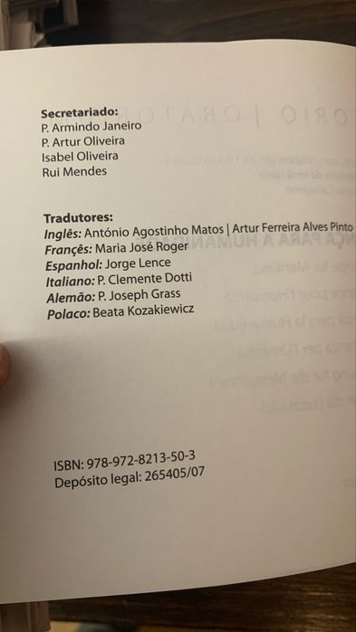 ORATÓRIA 90 anos das Aparições de Fátima