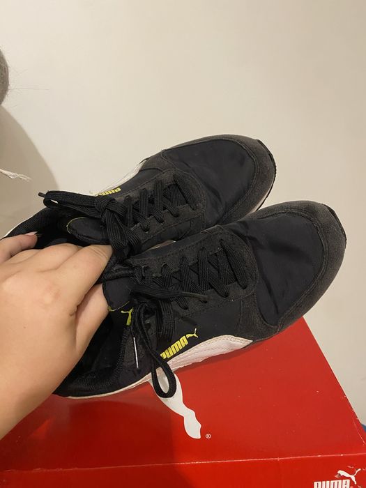 Czarno żółte buty Puma