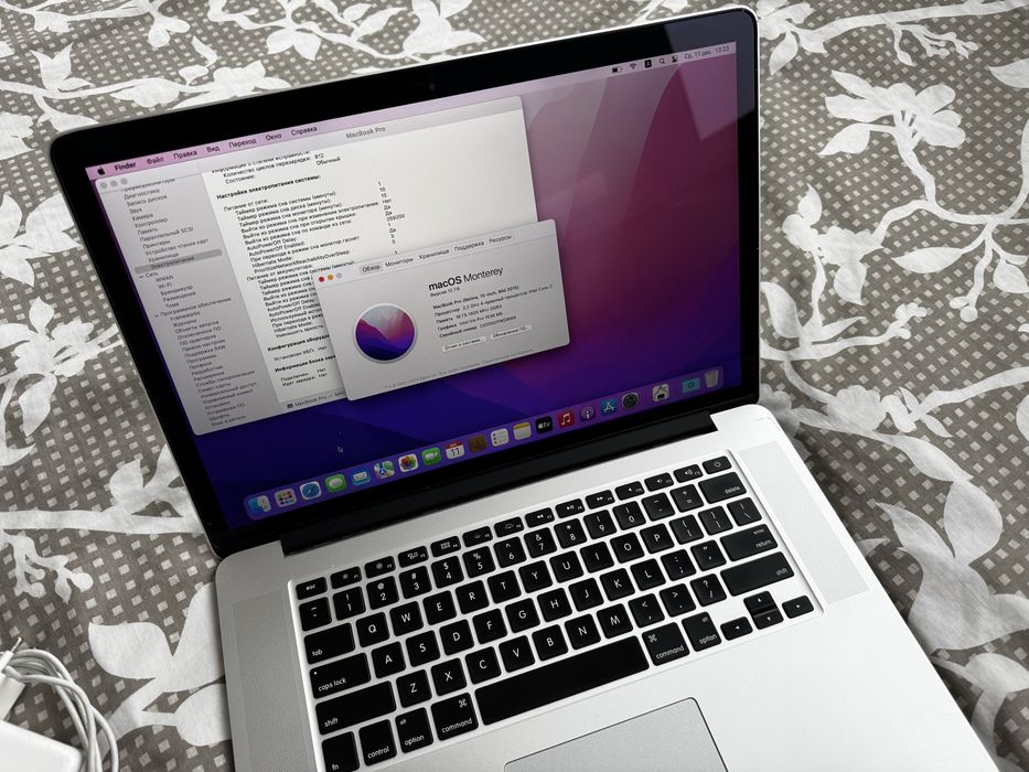 Macbook Pro 15, 2015, a1398, i7,16GB/256GB