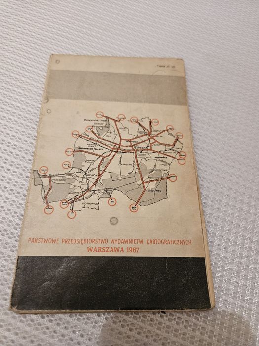 Plan Katowic mapa prl