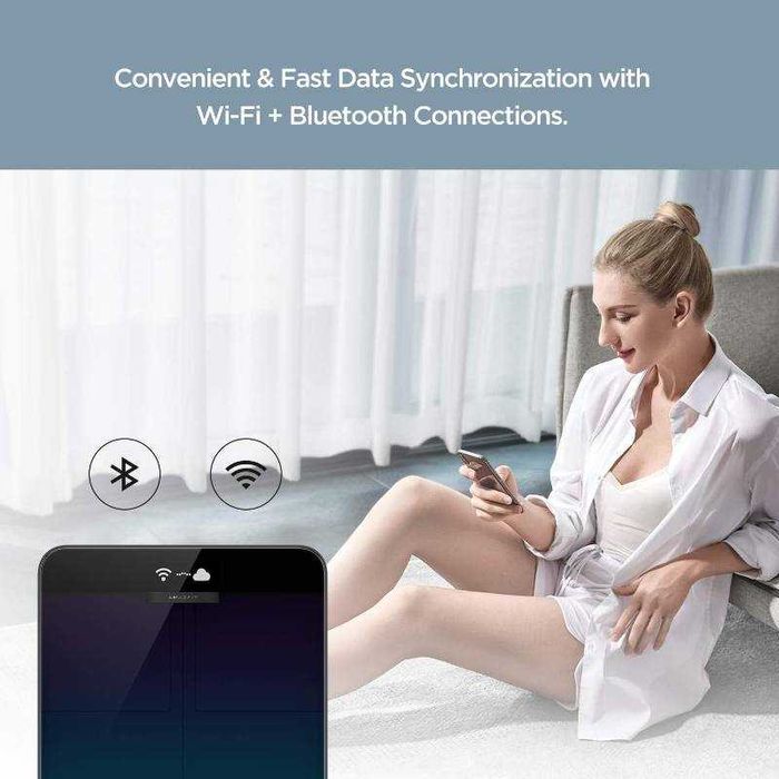 Balança inteligente Amazfit Smart Scale com Wi-Fi e Bluetooth