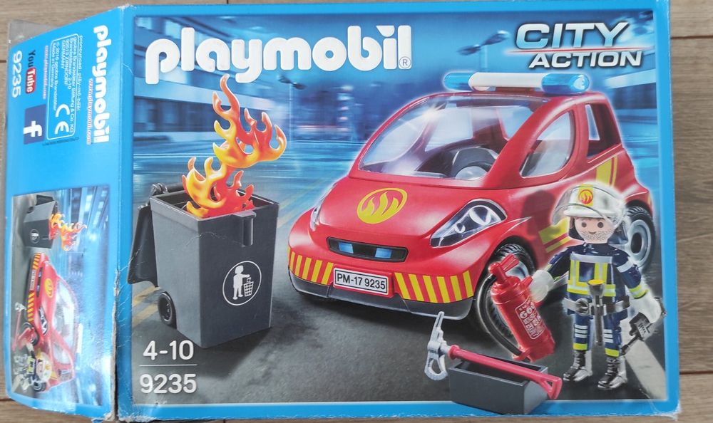 Playmobil City Action 9235 Samochód Strażacki Straż pożarna Kompletny