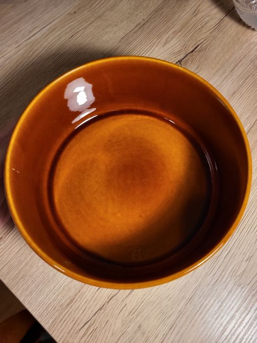Misa Boch Rambouillet vintage brąz ceramika