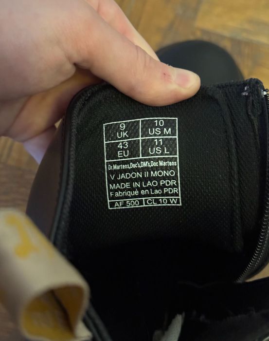 Мартінси Dr Martens Jadon ii Mono 43р. Ідеал.