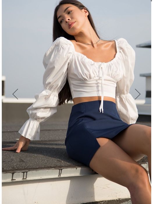 Блузка біла , топ