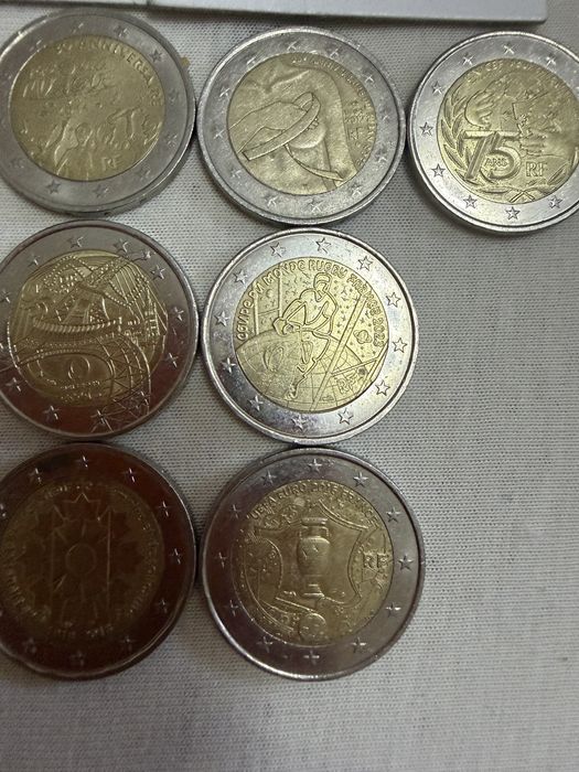Moedas 2 euro para troca