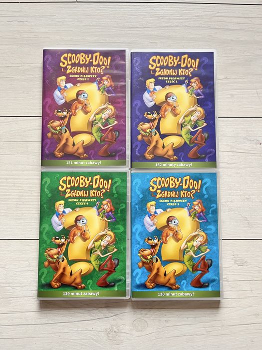 Scooby Doo seria DVD Zgadnik kto sezon 1 - część 1,2,3,4