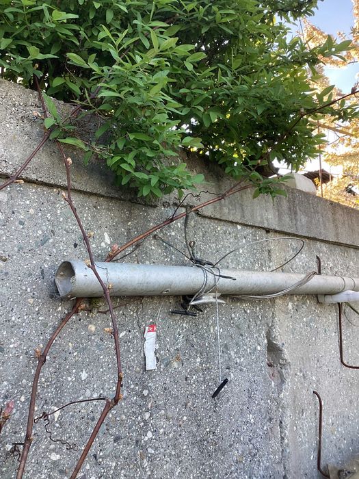 Maszt do grota z olinowaniem stalowym