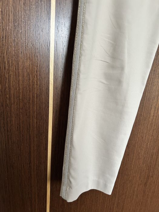 Beżowe spodnie Deni Cler 100% bawełna R40