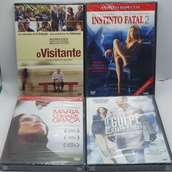Lote 4/4 - Pack de 18 Filmes Novos e Selados em DVD - Ref. VI