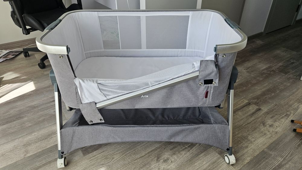 Приставне дитяче ліжечко Carrello Aria CRL-16402 2в1