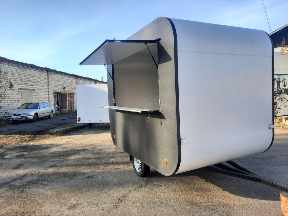 Торговий прицеп-кіоск купава, фургон, МАФ, кофейня на колесах