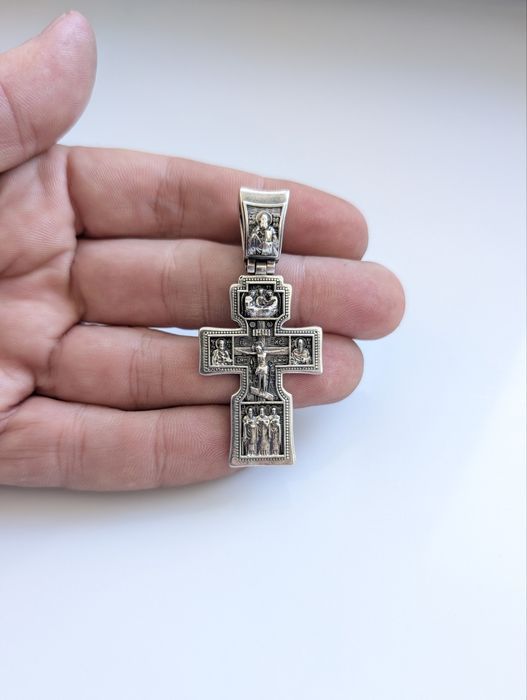 Срібний 21грам хрестик кулон серебряная срібло серебро крестик 925