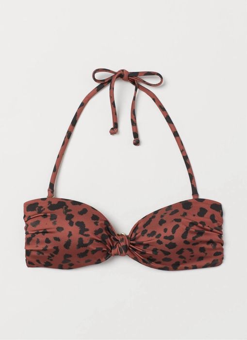 Купальний ліф леопардовий H&M