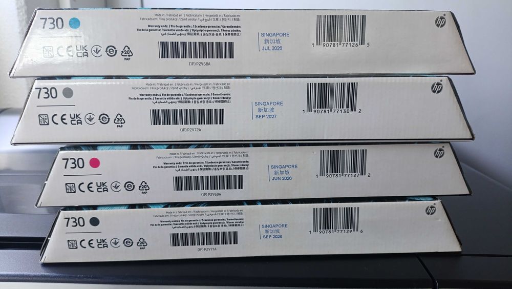 4 Tinteiros HP 730