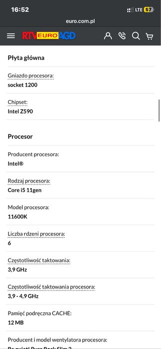 JAK NOWY Komputer Gamingowy RTX 3060 16GB RAM 1TB SSD I5 11-600k ARGB