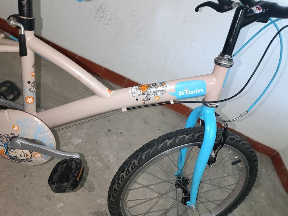 70€ bicicleta roda 20 com mudanças pegar e andar
