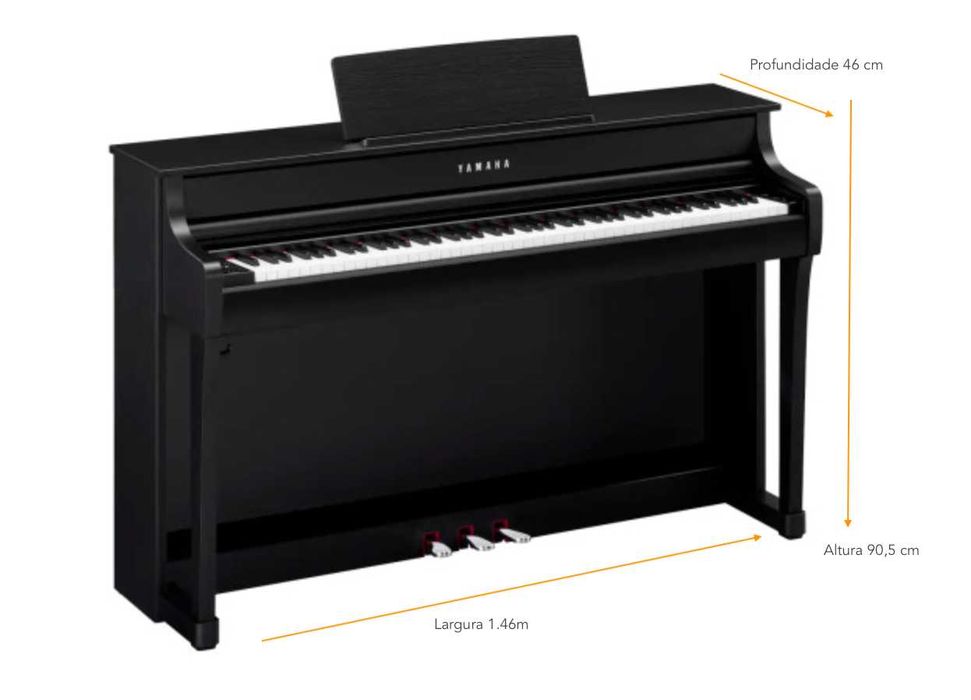Piano-Clavinova-CLP-635B-Yamaha