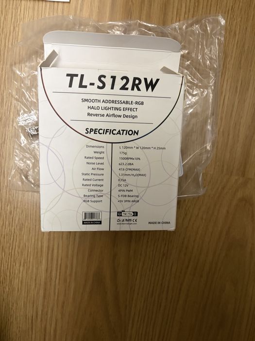 Ventoinha ThermalRight 120mm TL-S12RW