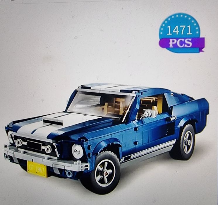 lepin 10265 klocki Ford Mustang  34 cm 1471 elementów