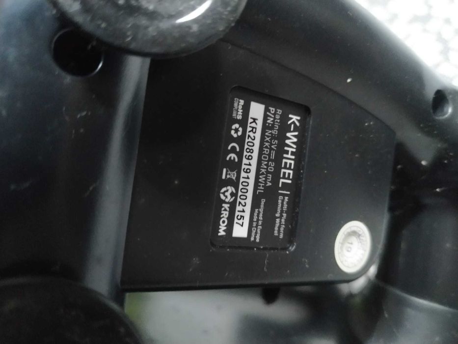 Krom K-Wheel + Kumite – Setup Completo, Excelente Estado, Pouco Uso