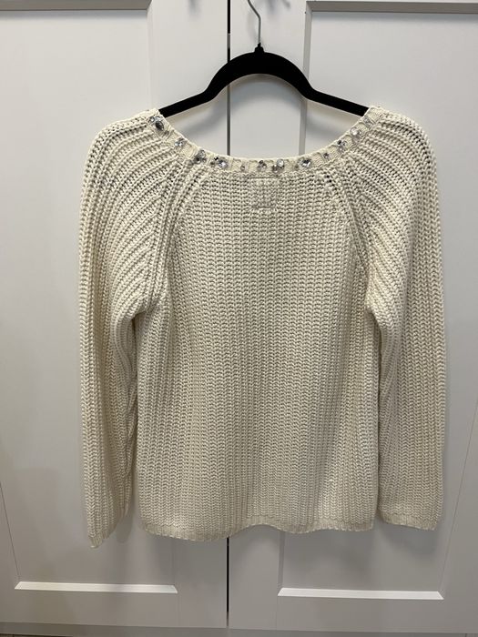 Sweter kremowy ciepły