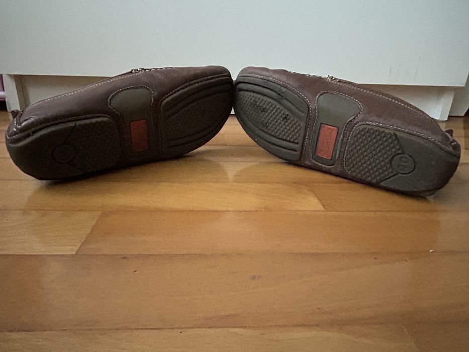 Sapato Mocassins Timberland pele