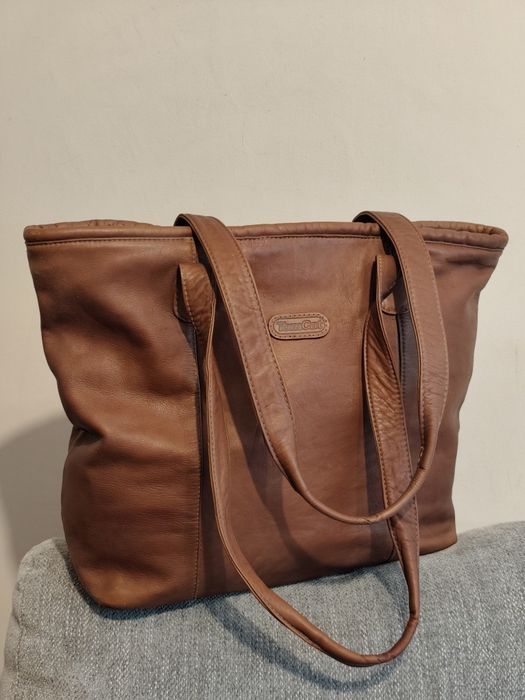 Shopperka skórzana  do ręki i na ramię Tom Cat
