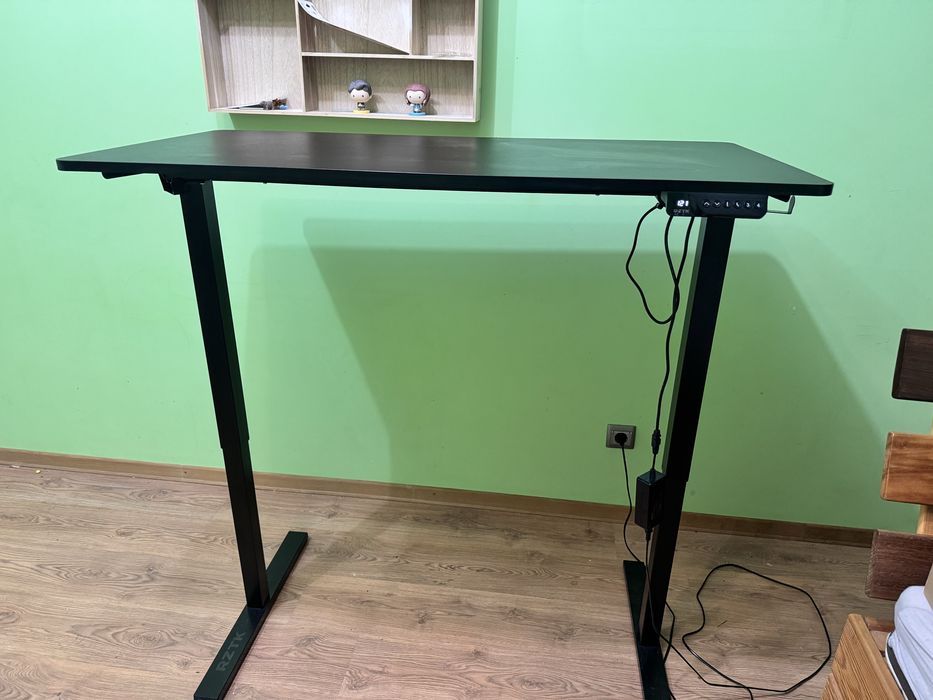 Стіл з електрорегулюванням висоти RZTK eDesk USB Black