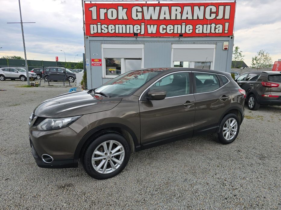 Nissan Qashqai 1 ROK GWARANCJI W CEIE AUTA, Zamiana, Benzyna, 2016r. Salon PL