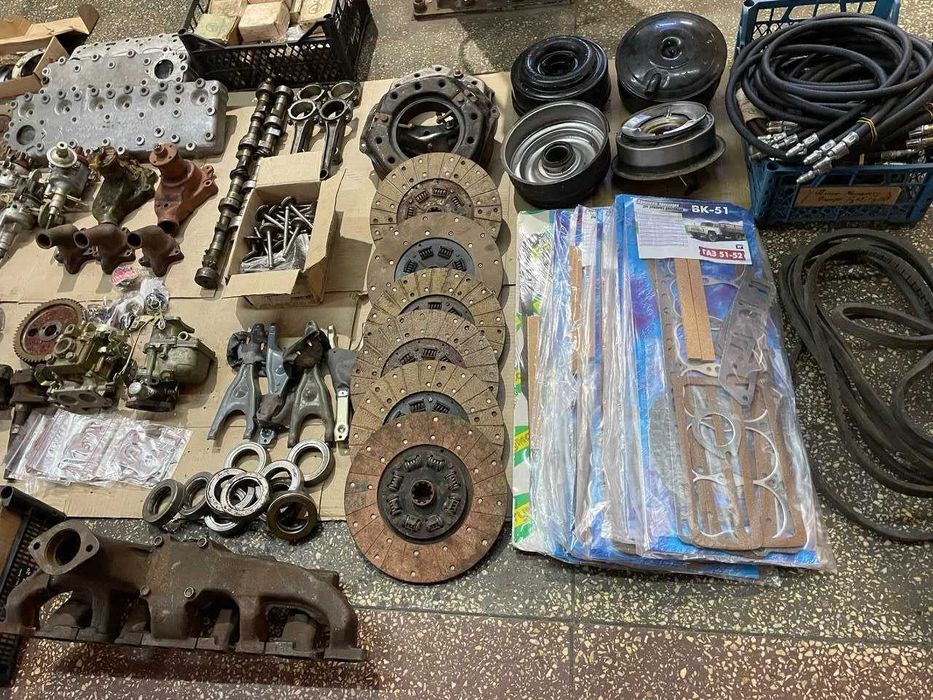 Запчасти двигателя Газ 51, Газ 52, Газ 63, Газ 69, погрузчик Львовский