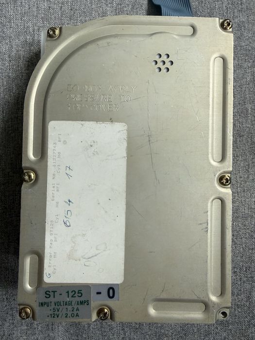 Dysk hdd seagate ST-125  interfejs  st506 / st412