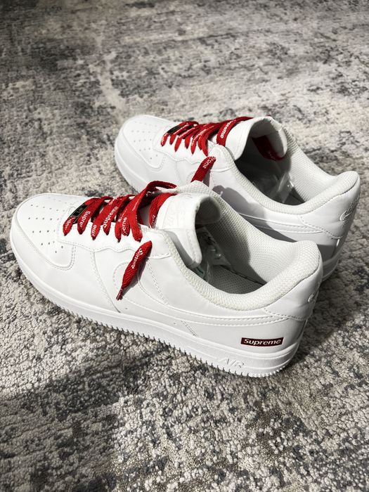 Buty Nike Air Force One Supreme Białe Męskie r 43