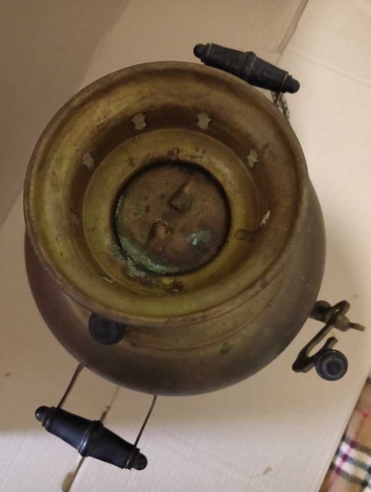 Самовар электрический СССР латунь.