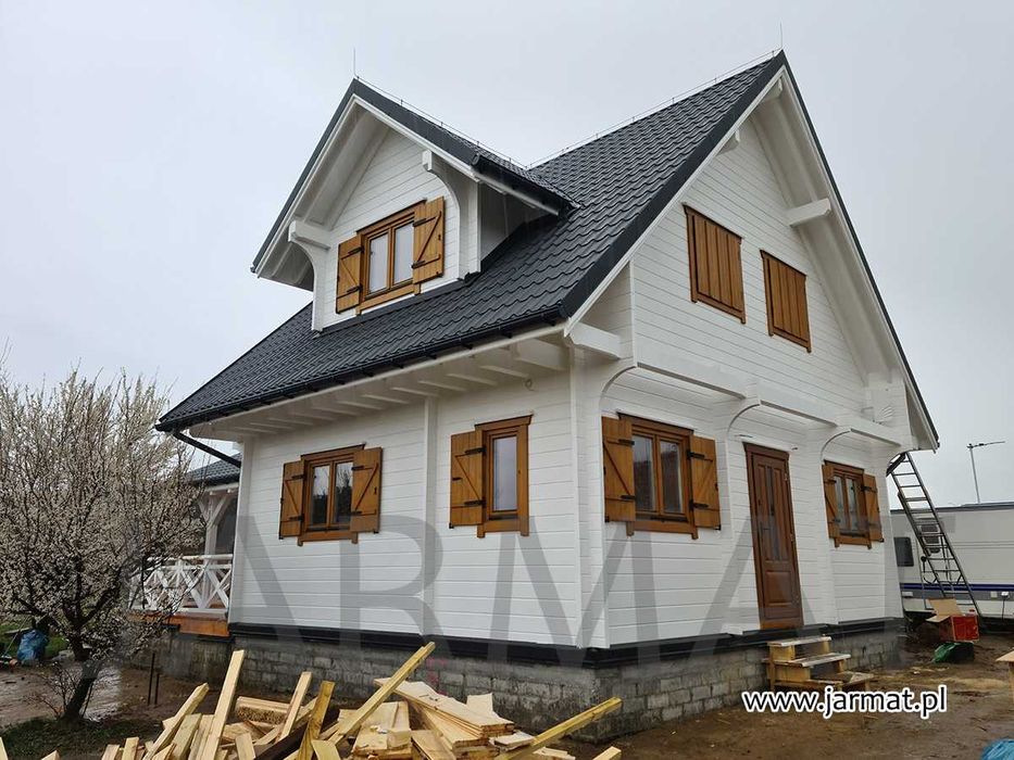 Dom drewniany całoroczny D59 JARMAT.PL BALE Producent