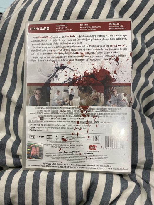 Film funny game - zabawe czas zaczac , dvd , michael pitt