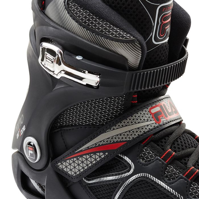 Patins em linha Adulto Homem FILA PRIMO AIR ZONE 84 mm Preto Vermelho