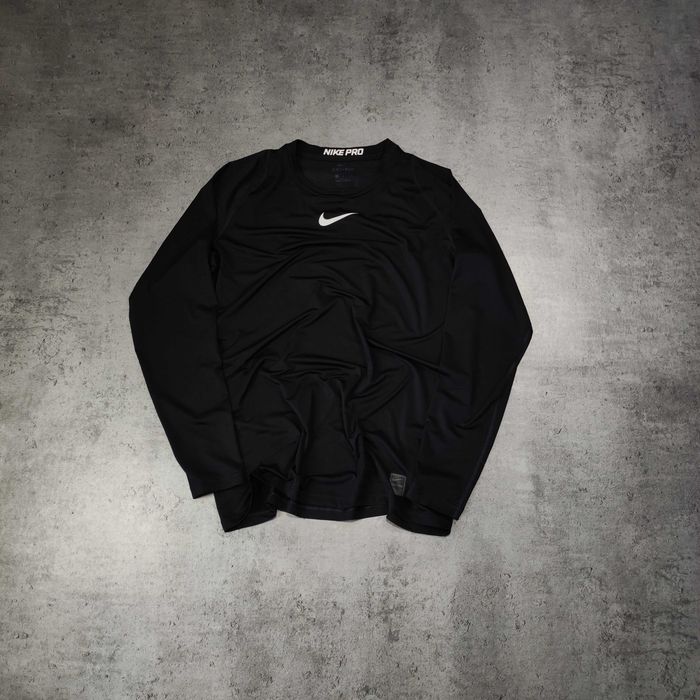 MĘSKA Koszulka Sportowa Termiczna Kompresyjna Nike PRO Combat Czarna