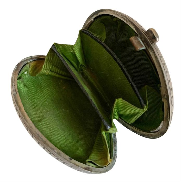 Dawna Portmonetka Pugilares Harmonijkowy Srebro 84