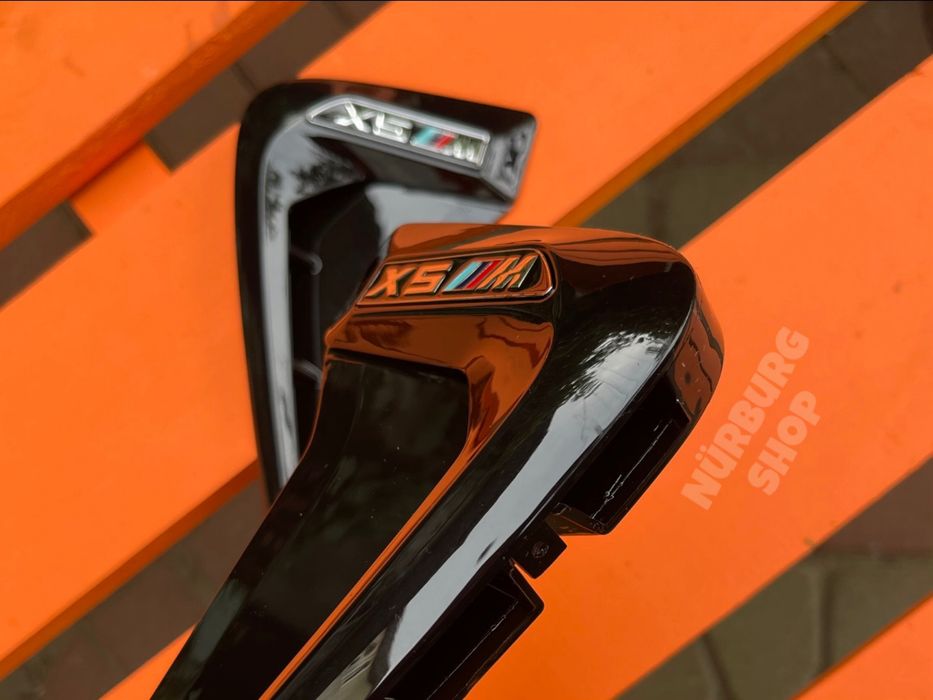 Накладки на крылья жабры воздухозаборники BMW X5 F15 xDrive X5M черные