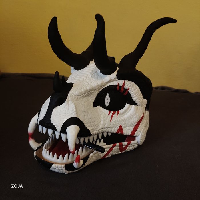 Dino maska malowana
