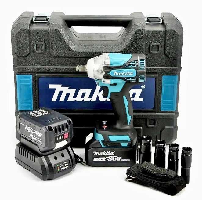 Гайковерт акумуляторний безщітковий Makita DTW301 набір інструменту