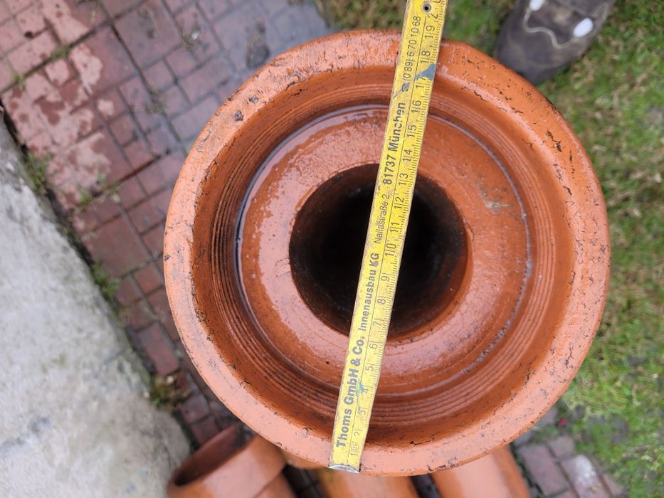 Rura ceramiczna przepustową kanalizacyjna